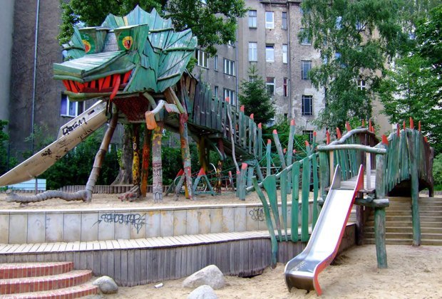 Berlin Family Travel Guide Have the kids explore a playground like no other in Berlin's Friedrichshain neighborhood.