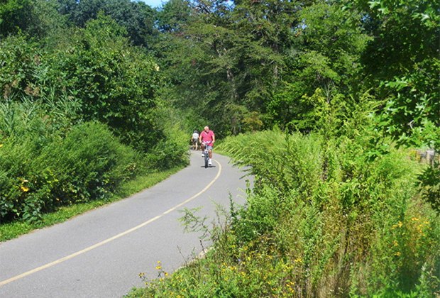 paved bike trails long island