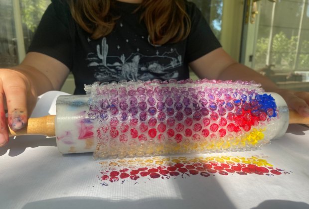 bubble wrap craft project