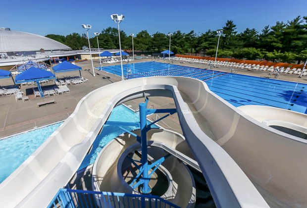 Cantigue Park water slide