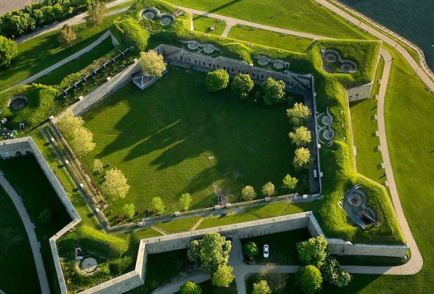 Image of Fort Independence, one of Boston's best things to see and do with kids.