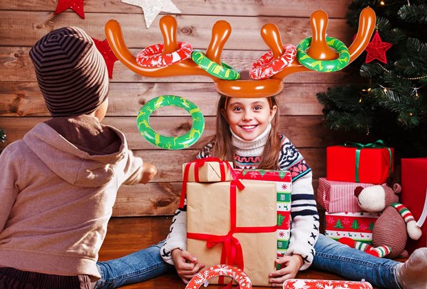 Fun Christmas Games for the Whole Family: Antler Ring Toss Game