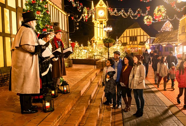 Christmas Towns and Santa's Villages: Busch Gardens, Williamsburg, VA