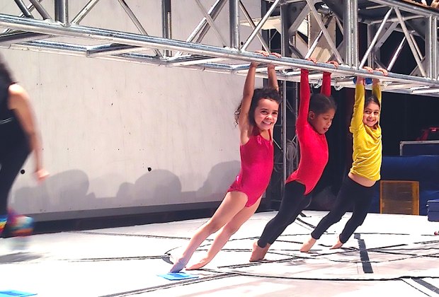 Trapeze Classes for NYC Kids: Where to Study Circus Arts At Streb's Kids Fly class, participants learn at their own pace.