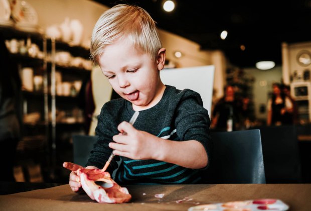 20 Things To Do with Preschoolers in the Hartford Area Painting pottery builds confidence, creativity, and dexterity! Photo courtesy of The Claypen