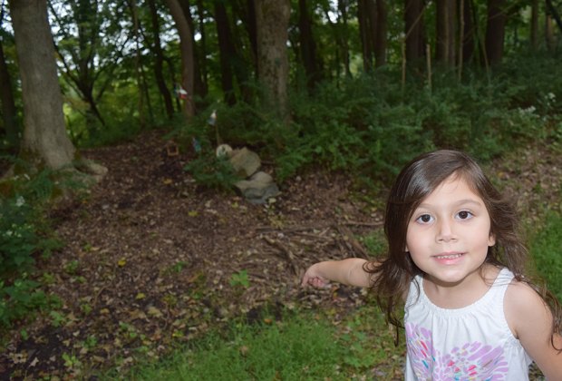 Spot the fairy houses along the Columbia hiking trail