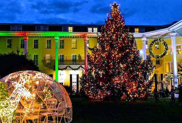 NJ Christmas Towns: Christmas at Congress Hall.