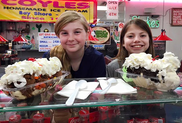 Old-Fashioned Ice Cream Parlors Long Island Kids Will Love Coyle’s serves up a side of nostalgia along with its sweet treats. Photo courtesy of Coyle’s Homemade Ice Cream