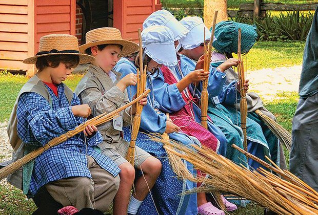 Kids get hands-on experience at Historic Cold Spring Village