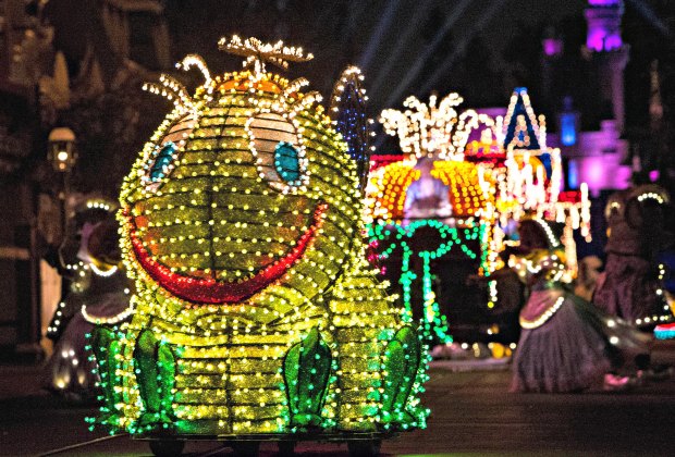 Light parade at Disneyland Resort