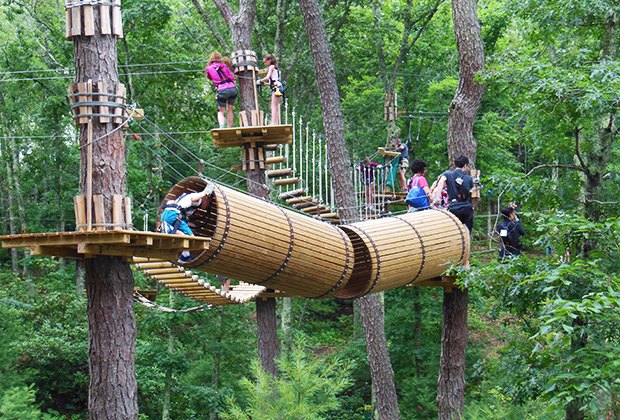 Zip Lines, Ropes Courses, and Outdoor Adventure Parks Near ...