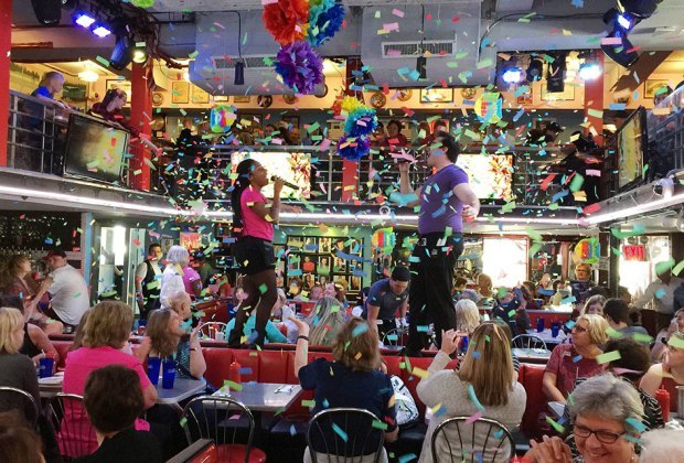 Things to do in Midtown Manhattan with kids: Ellen's Stardust Diner