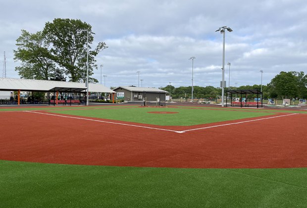 Baseball field at Toms River Field of Dreams Playground