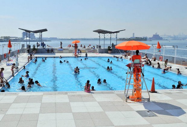 100 things to do in NYC with kids: The Floating Lady Swimming Pool