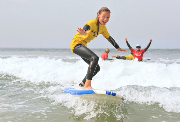 Hang Ten! Summer Surf Camps for LA Kids Photo courtesy of Freedom Surf Camp