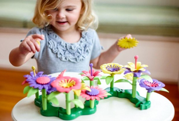 Toys like this that encourage tactile, imaginative play are best for this age group. Photo courtesy of Green Toys