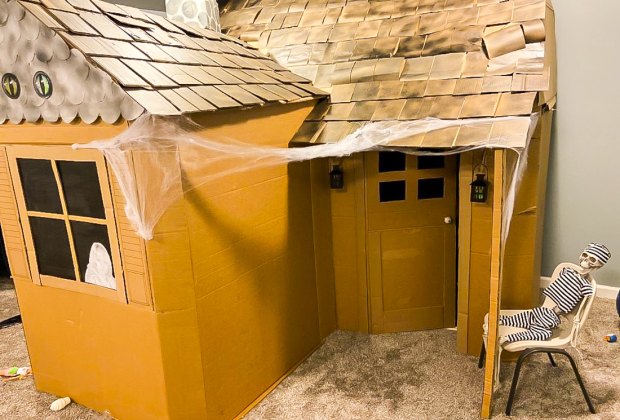 Halloween Activities for Kids: Cardboard Box Haunted House