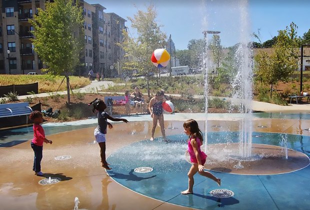 100 Fun Things To Do in Atlanta with Kids Before They Grow Up:Historic Fourth Ward Park Sprayground