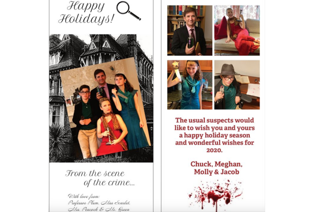 Best Family Christmas Card Photo Ideas: Turn your halloween costume into a card!