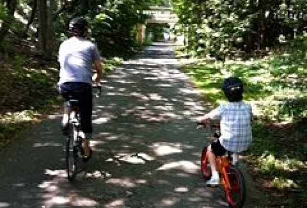 kid friendly bike trails