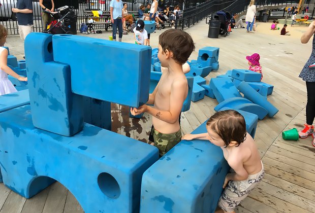 Accessible playgrounds in NYC Imagination Playground