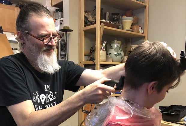 clipper haircut at home