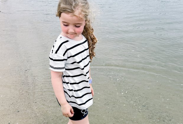 Photo of child on beach - Visiting Nantucket with Kids