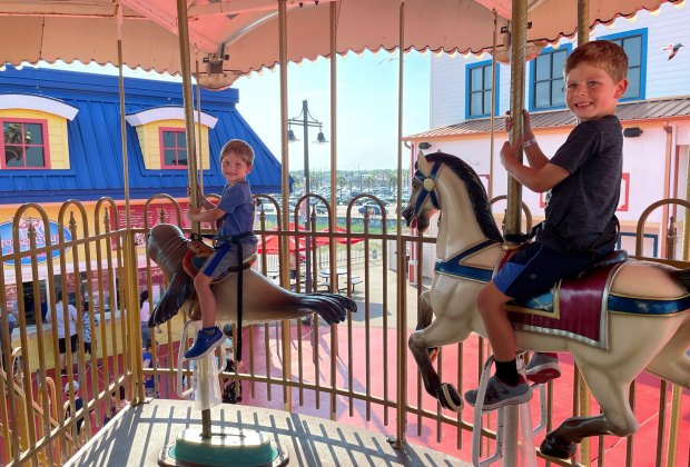 Carousel at Pleasure Pier Galveston Texas