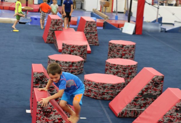 Gold Medal Gymnastics Centers Ninja Zone Classes Mommypoppins