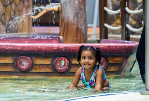 Woodloch Resort has an indoor water park dubbed the Splash Zone