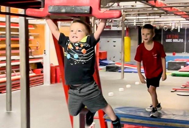 Indoor rock climbing in Houston