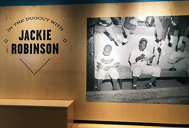 Jackie Robinson Honored with New Exhibition at the Museum of the City of New York In the Dugout with Jackie Robinson is on view through September 15, 2019.