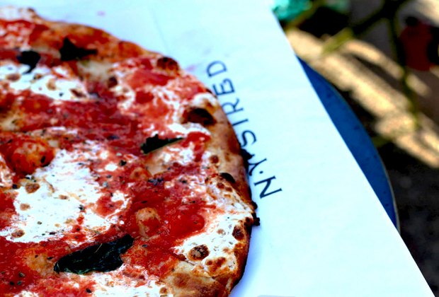 Where to Eat With Kids in Dumbo The Margherita pizza at Juliana's is a winner. Photo courtesy of the restaurant