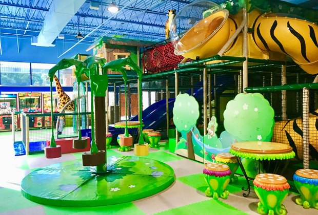 Jersey Shore's New Jungle-Themed Indoor Playground Is Worth a Trip! Jungle Jim & Jane puts a new spin on indoor playgrounds. Photo courtesy of Jungle Jim & Jane's