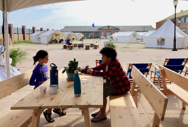 Camp Rockaway Brings Family-Friendly Glamping to Riis Beach Camp Rockaway fuses beach camping heritage with modern amenities.
