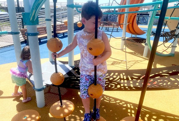 Magnolia Park Playground Debuts in Long Beach: This unique swing allows kids to ride while still in their wheelchair.