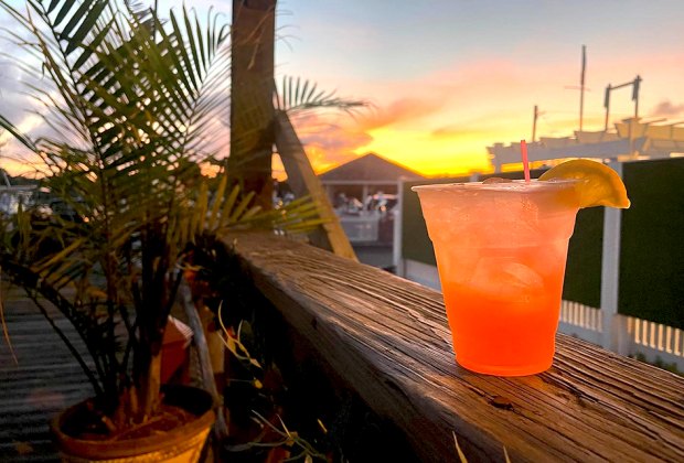 The Tiki Bar at Sunset Harbor.