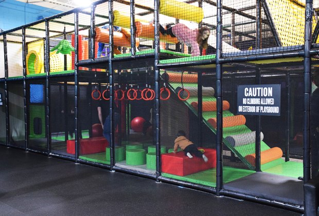 Xplore Commack indoor playground on Long Island: Xplore Commack's indoor play area