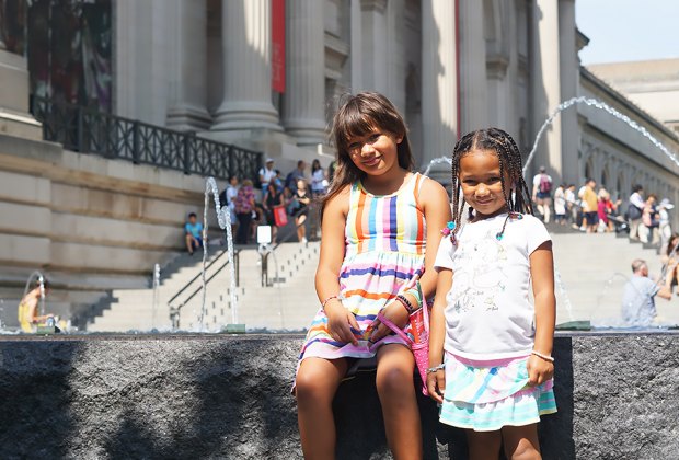 Visiting The Metropolitan Museum with Kids: The David H. Koch Plaza