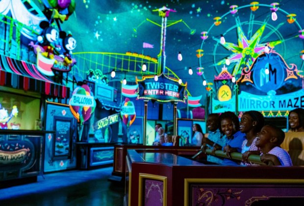 It's an all new ride at Disneyland: Mickey and Minnie's Runaway Railway