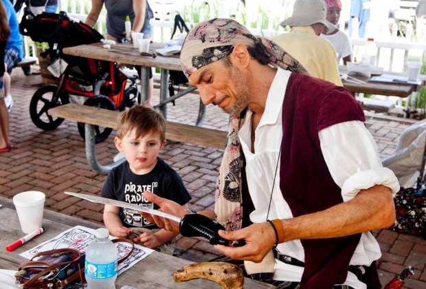 Weekend Fun: Porch Jams, Butterflies, and Wing Dings; June 8-9 Milford Pirates Day. Photo courtesy of Downtown Milford Business Association
