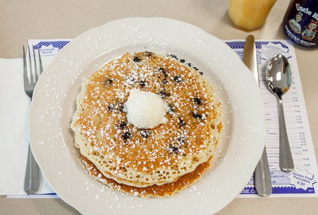 Dig into a stack of Uncle Bill's pancakes during your Mother's Day brunch on the Jersey Shore