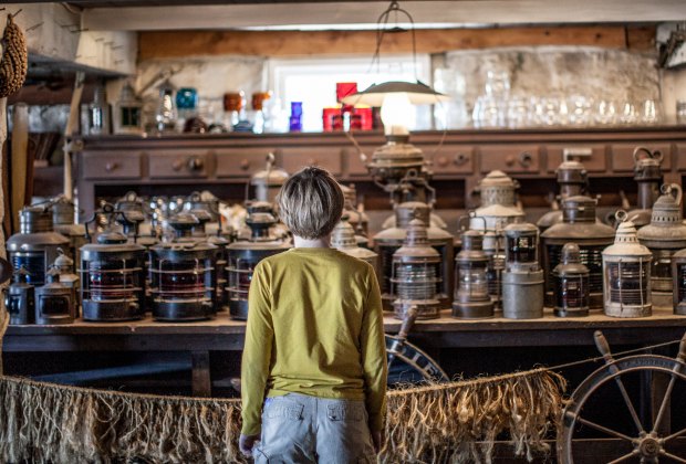 Kids can immerse themselves in another time at Mystic Seaport. 