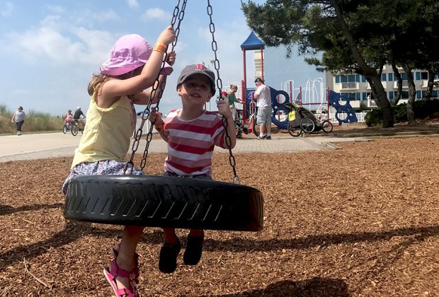 Beachfront playgrounds in New Jersey  Scoop Taylor Park