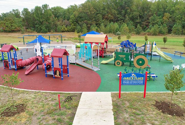 Jake's Place is a toddler playground in New Jersey