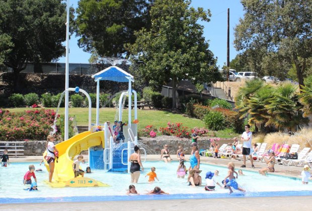 Best splash pads in San Francisco: Hamilton Pool in Novato