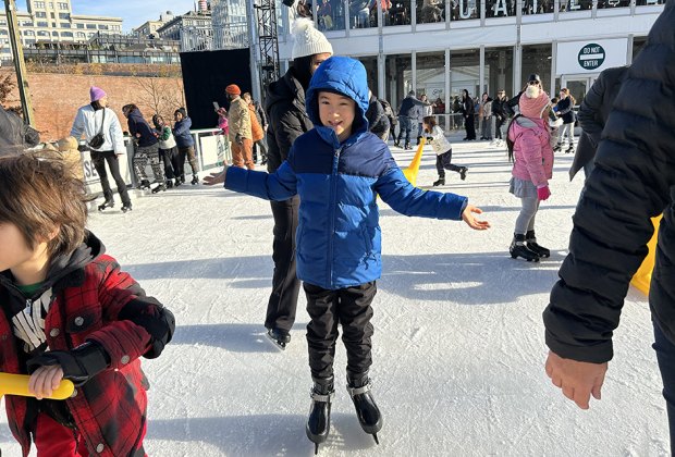 Glide Ice Skating Rink Brooklyn Bridge Park 