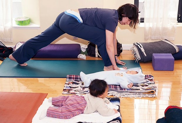 Mommy and Me exercise classes in NYC: Prenatal Yoga Center