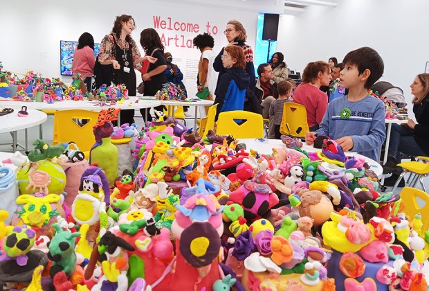 Brooklyn Museum's new education center: Artland installation