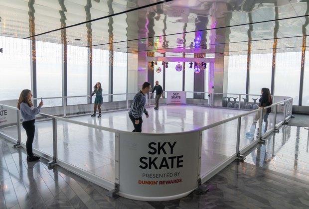 Open on Thanksgiving Day in NYC: Sky Skate at the New York Edge